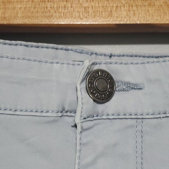 Buffalo David Bitton pants womens size 2 sky blue stretch skinny ankle grazer - Picture 7 of 12